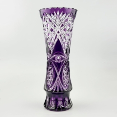 Ваза Хрустальная Для Цветов 33 Сиреневая